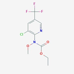 Ethyl N-(3-chloro-5-(trifluoromethyl)-2-pyridinyl)-N-methoxycarbamate