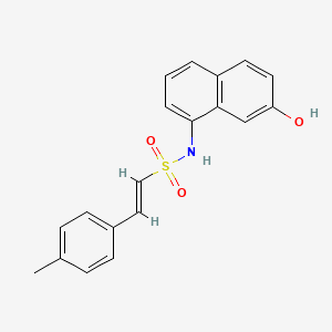 (E)-N-(7-Hydroxynaphthalen-1-YL)-2-(4-methylphenyl)ethenesulfonamide