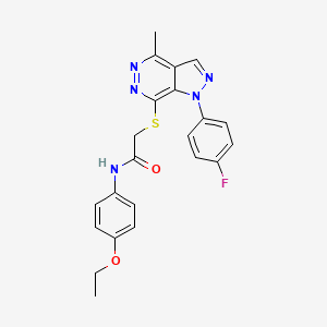 N-(4-ethoxyphenyl)-2-((1-(4-fluorophenyl)-4-methyl-1H-pyrazolo[3,4-d]pyridazin-7-yl)thio)acetamide