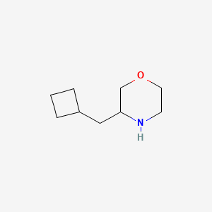 molecular formula C9H17NO B2398825 3-(Cyclobutylmethyl)morpholine CAS No. 1820603-82-4