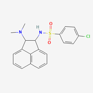 B2398839 4-Chloro-N-(2-dimethylamino-acenaphthen-1-yl)-benzenesulfonamide CAS No. 327102-14-7