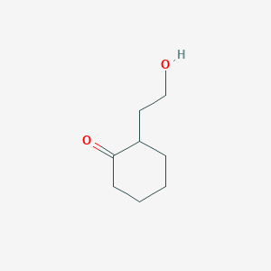 molecular formula C8H14O2 B2398924 2-(2-hydroxyethyl)cyclohexan-1-one CAS No. 10198-27-3