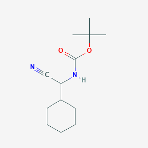 tert-Butyl N-[cyano(cyclohexyl)methyl]carbamate