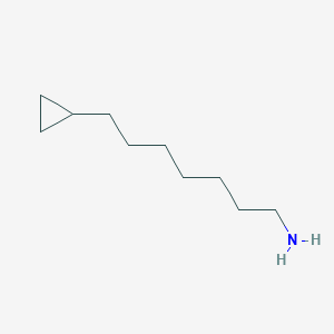 molecular formula C10H21N B2398963 7-Cyclopropylheptan-1-amine CAS No. 2138162-66-8