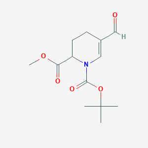 1-(tert-Butyl) 2-methyl 5-formyl-3,4-dihydropyridine-1,2(2H)-dicarboxylate