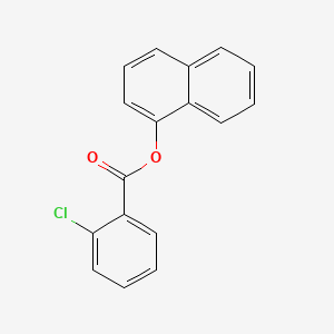 molecular formula C17H11ClO2 B2398986 Naphthalen-1-yl 2-chlorobenzoate CAS No. 93328-56-4