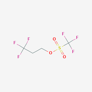 molecular formula C4H4F6O3S B2399020 3,3,3-Trifluoropropyl trifluoromethanesulfonate CAS No. 120097-63-4
