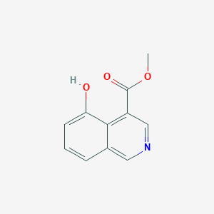molecular formula C11H9NO3 B2399035 Methyl 5-hydroxyisoquinoline-4-carboxylate CAS No. 1958100-72-5