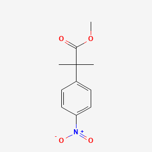 molecular formula C11H13NO4 B2399039 Methyl 2-methyl-2-(4-nitrophenyl)propanoate CAS No. 59115-08-1