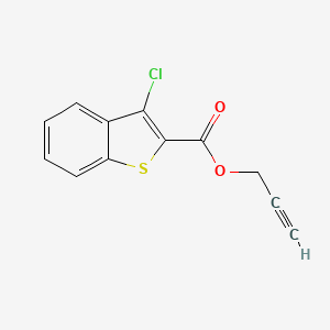 molecular formula C12H7ClO2S B2399219 Prop-2-ynyl 3-chloro-1-benzothiophene-2-carboxylate CAS No. 324044-88-4