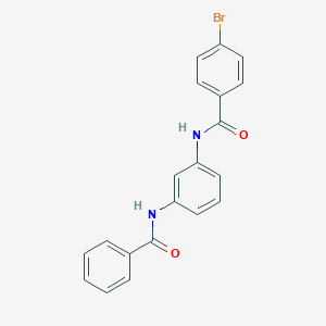 molecular formula C20H15BrN2O2 B239924 N-(3-benzamidophenyl)-4-bromobenzamide 