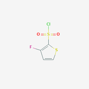 molecular formula C4H2ClFO2S2 B2399368 3-Fluorothiophene-2-sulfonyl chloride CAS No. 128852-20-0