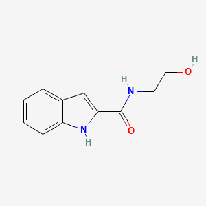 N-(2-hydroxyethyl)-1H-indole-2-carboxamide