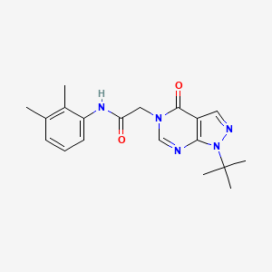 2-(1-tert-butyl-4-oxopyrazolo[3,4-d]pyrimidin-5-yl)-N-(2,3-dimethylphenyl)acetamide
