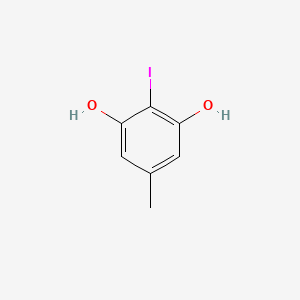 molecular formula C7H7IO2 B2399580 2-Iodo-5-methylbenzene-1,3-diol CAS No. 112639-11-9
