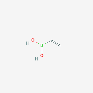 molecular formula C2H5BO2 B2399590 Vinylboronic acid CAS No. 4363-34-2