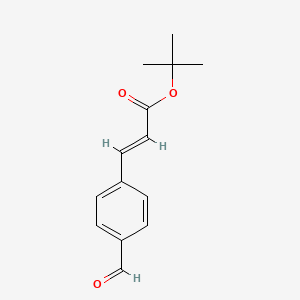 B2399591 (E)-tert-Butyl 3-(4-formylphenyl)acrylate CAS No. 144374-53-8; 208036-26-4