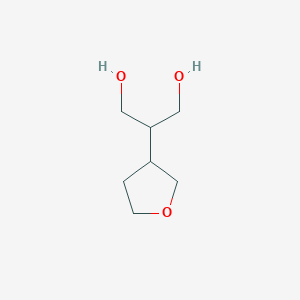 molecular formula C7H14O3 B2399629 2-(Oxolan-3-yl)propane-1,3-diol CAS No. 1894106-89-8