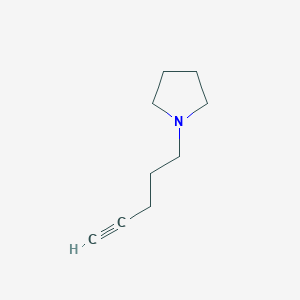 molecular formula C9H15N B2399805 N-pent-4-ynylpyrrolidine CAS No. 14044-58-7