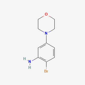 2-Bromo-5-(morpholin-4-yl)aniline