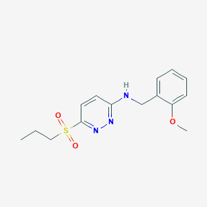 N-(2-methoxybenzyl)-6-(propylsulfonyl)pyridazin-3-amine