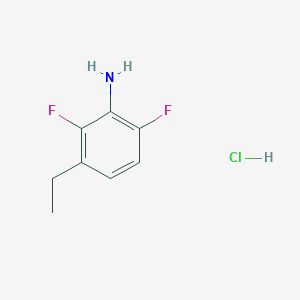 3-Ethyl-2,6-difluoroaniline;hydrochloride
