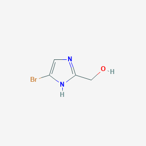 molecular formula C4H5BrN2O B2400166 (4-Bromo-1H-imidazol-2-yl)methanol CAS No. 1804129-02-9