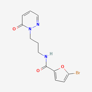 5-bromo-N-(3-(6-oxopyridazin-1(6H)-yl)propyl)furan-2-carboxamide