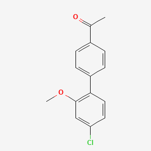 4-Acetyl-4'-chloro-2'-methoxybiphenyl)