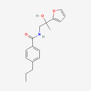 N-(2-(furan-2-yl)-2-hydroxypropyl)-4-propylbenzamide