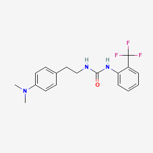 1-(4-(Dimethylamino)phenethyl)-3-(2-(trifluoromethyl)phenyl)urea