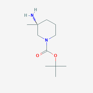 tert-butyl (3R)-3-amino-3-methyl-piperidine-1-carboxylate