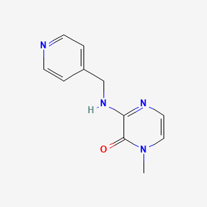 1-methyl-3-((pyridin-4-ylmethyl)amino)pyrazin-2(1H)-one