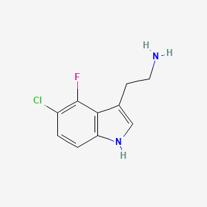 2-(5-Chloro-4-fluoro-1H-indol-3-yl)ethanamine