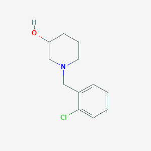 molecular formula C12H16ClNO B2400294 1-(2-Chlorobenzyl)piperidin-3-ol CAS No. 414890-85-0