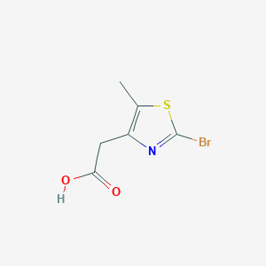 2-(2-Bromo-5-methylthiazol-4-yl)acetic acid