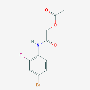 [2-(4-Bromo-2-fluoroanilino)-2-oxoethyl] acetate