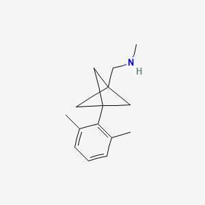 1-[3-(2,6-Dimethylphenyl)-1-bicyclo[1.1.1]pentanyl]-N-methylmethanamine