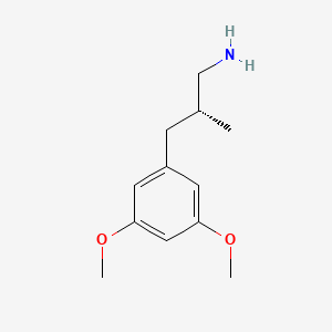 molecular formula C12H19NO2 B2400392 (2R)-3-(3,5-Dimethoxyphenyl)-2-methylpropan-1-amine CAS No. 2248202-61-9