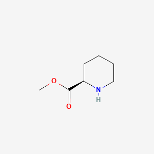molecular formula C7H13NO2 B2400401 methyl (R)-piperidine-2-carboxylate CAS No. 18650-38-9; 35677-83-9; 43041-11-8