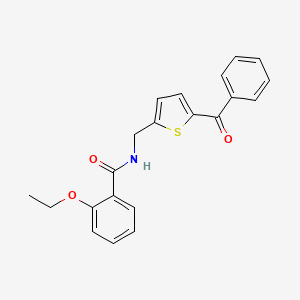 molecular formula C21H19NO3S B2400406 N-[(5-benzoylthiophen-2-yl)methyl]-2-ethoxybenzamide CAS No. 1797965-14-0
