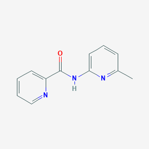 molecular formula C12H11N3O B2400454 N-(6-methylpyridin-2-yl)pyridine-2-carboxamide CAS No. 211174-57-1