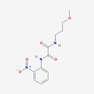 molecular formula C12H15N3O5 B2400474 N1-(3-methoxypropyl)-N2-(2-nitrophenyl)oxalamide CAS No. 941894-68-4