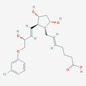 molecular formula C22H29ClO6 B024006 (+)-5-trans Cloprostenol CAS No. 57968-81-7