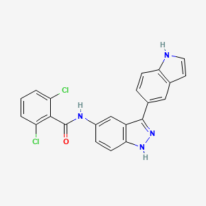 molecular formula C22H14Cl2N4O B2400610 MD2-Tlr4-IN-1 