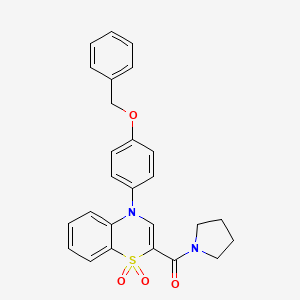 B2400787 N-benzyl-1-(4-{[(4-methylphenyl)sulfonyl]amino}phenyl)cyclobutanecarboxamide CAS No. 1030095-16-9