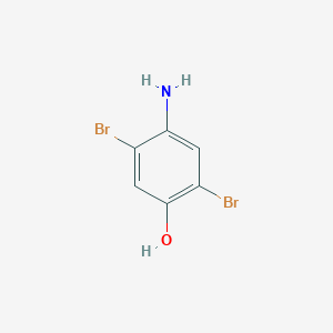 molecular formula C6H5Br2NO B2400913 4-Amino-2,5-dibromophenol CAS No. 872272-33-8