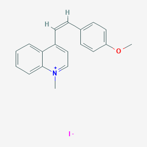 4-[(Z)-2-(4-methoxyphenyl)ethenyl]-1-methylquinolinium iodide