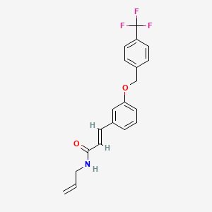 (E)-N-allyl-3-(3-{[4-(trifluoromethyl)benzyl]oxy}phenyl)-2-propenamide