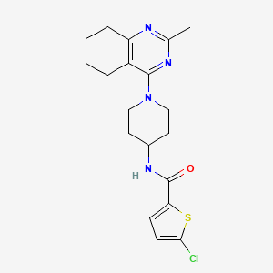5-chloro-N-(1-(2-methyl-5,6,7,8-tetrahydroquinazolin-4-yl)piperidin-4-yl)thiophene-2-carboxamide